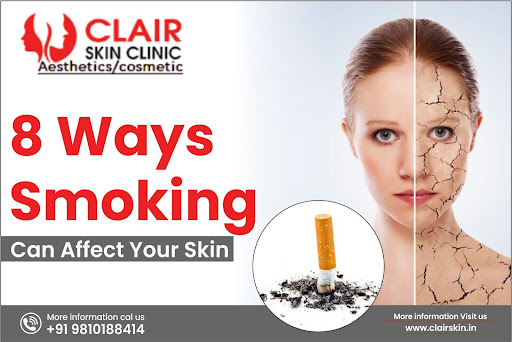 smoking affects your skin